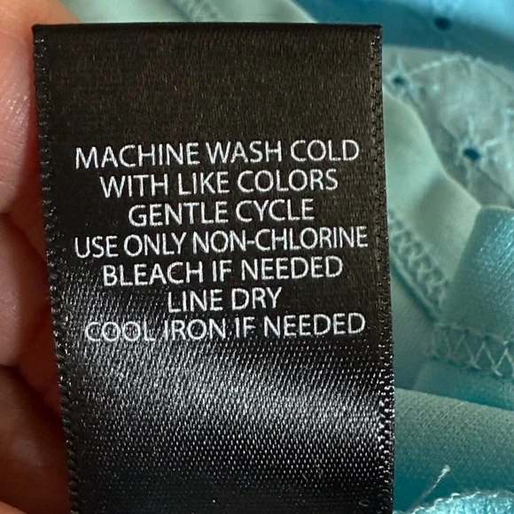 Torrid Maxi Eyelet Strapless Smocked Bodice Dress Light Blue Size 3X - Picture 9 of 11